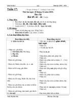 GA lớp 1 tuần 17,18 - Trần Thị Hải Yến - TH Tân Lập HY