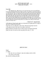 HSG Ngữ văn 6 (2010-2011)