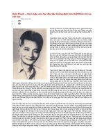 Hoài Thanh – nhà lí luận văn học đầu tiên khẳng định bản chất thẩm mĩ của văn học