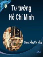 VẬN DỤNG TƯ TƯỞNG HỒ CHÍ MINH VỀ VĂN HÓA VÀ XÂY DỰNG NỀN VĂN HÓA MỚI TiẾN TIẾN, ĐẬM ĐÀ BẢN SẮC DÂN TỘC
