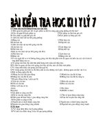 bai kiem tra hoc ki I 7