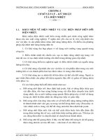 cơ sở vật lý kĩ thuật của điện nhiệt