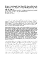 Đi tìm vẻ đẹp cho một dòng sông