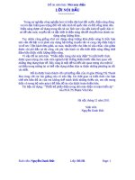 Đồ án Thiết kế phần điện nhà máy điện và trạm biến áp