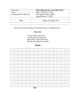 ĐỀ KIỂM TRA TV1(VIẾT) - HDC 2010 - 2011