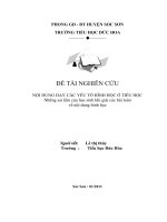 Dạy các yếu tố hình học ở tiểu học   những sai lầm của học sinh khi giải toán có nội dung hình học