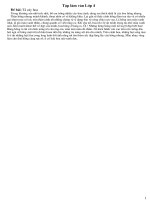 bài văn miêu tả lớp 4