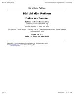 Hướng dẫn lập trình Python toàn tập