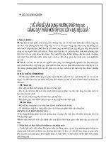 SKKN day tap doc L4 dat hieu qua