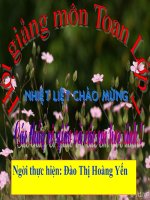 Toán.Bảng các số từ 1 đến