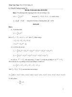 Bai tap ly thuyet truong luong tu 2010-2011