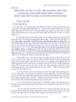 SKKN.KHAI THÁC INTERNET TRONG DẠY VĂN HỌC