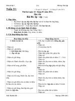 GA lớp 1 tuần 21,22 - Trần Thị Hải Yến - TH Tân Lập HY