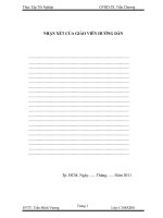 Thực tập tại công ty Cổ Phần Xây Lắp và Vật Liệu Xây Dựng CBM - dự án chung cư xây dựng tại Quận 6, TP HCM