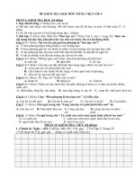 Đề thi GK II môn toán và tiếng việt lớp 4