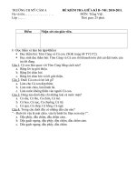 ĐỀ KT GHKII TOÁN+ TIẾNG VIỆT  2