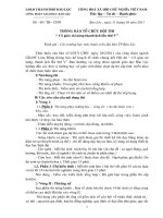 TB hội thi cô giáo tài năng thanh lịch cấp Tỉnh