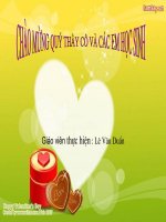 Giáo án tham gia giáo viên giỏi mới