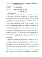 sáng kiến kinh nghiệm ĐỔI MỚI PHƯƠNG PHÁP GIÁO DỤC HỌC SINH YẾU Ở TRƯỜNG TIỂU HỌC