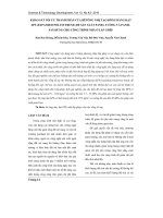 đồ án kỹ thuật cầu đường Khảo sát tối ưu thành phần của bêtông nhẹ tạo rỗng bằng hạt EPS (EXPANDED POLYSTYRENE) để sản xuất Panel tường và Panel sàn dùng cho công trình nhà ở lắp ghép