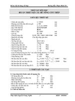 Thuyết minh cầu bê tông