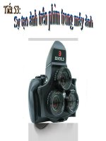 Tiết 53-Bài 47: Sự tạo ảnh trên phim trong máy ảnh