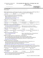 Ôn tập HK II lớp 10