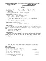 Đề Thi HSG Toán 8 + Đ/án