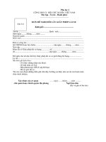 Mẫu đơn đề nghị đổi GPLX