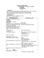 giao an lop 1 tuan 27 buoi sang moi