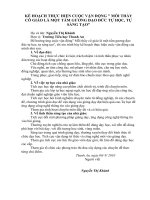 ke hoach thuc hien cuoc van dong