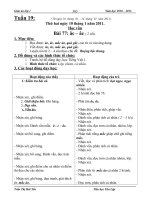 GA lớp 1 tuần 19,20 - Trần Thị Hải Yến - TH Tân Lập HY