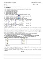 Tiết 52: Kiểm tra 45''(Tin 6)