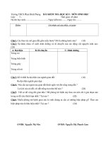 kiem tra HKI- Sinh 7