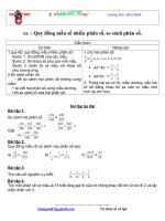 ôn tập chất lượng cao t6