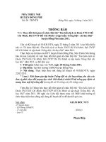 thòng bao thay doi to chuc hoi thi 