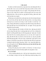 SKKN Phát huy tính tích cực của học sinh khi học môn Tự nhiên và xã hội lớp 1