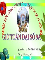 tiết 58 - hệ thức viét và ứng dụng