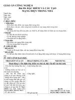 CN Bài 50: Đặc điểm và cấu tạo của mạng điện trong nhà