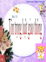 bai :Ton trong luat giao thong(tiet2)