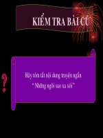 TIET 142,143. NHUNG NGOI SAO XA XOI- HAY