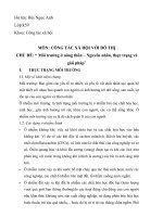 tiểu luận về MÔI TRƯỜNG Ở NÔNG THÔN  NGUYÊN NHÂN THỰC TRẠNG  GIẢI PHÁP