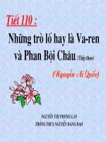 Tiet 110 Nhung tro lo hay la Va ren va PBC (tiep)