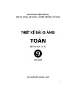 THIET KE BAI GIANG TOAN 9 TAP 1