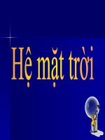 Mặt Trời. Hệ Mặt Trời (12NC)