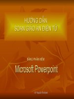 Hướng dẫn soạn giáo án Powerpoint