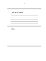 tiểu luận Xây dựng cơ cấu kinh tế ở TP Hồ Chí Minh Thực trạng và giải pháp