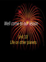 E9 Unit 10. Lesson 1 (Getting started.....)