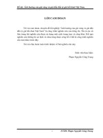 Ảnh hưởng của giá vàng và giá dầu đến tỷ giá hối đoái của Việt Nam ( Chuyên đề tốt nghiệp  TP.HCM  Trường Đại Học Kinh Tế )