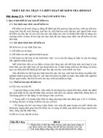 THIẾT KẾ MA TRẬN VÀ BIÊN SOẠN ĐỀ KIỂM TRA ĐỊNH KỲ NĂM 2010-2011